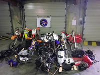 7 motocross retrouvées près de Lyon, recherche des propriétaires en cours...